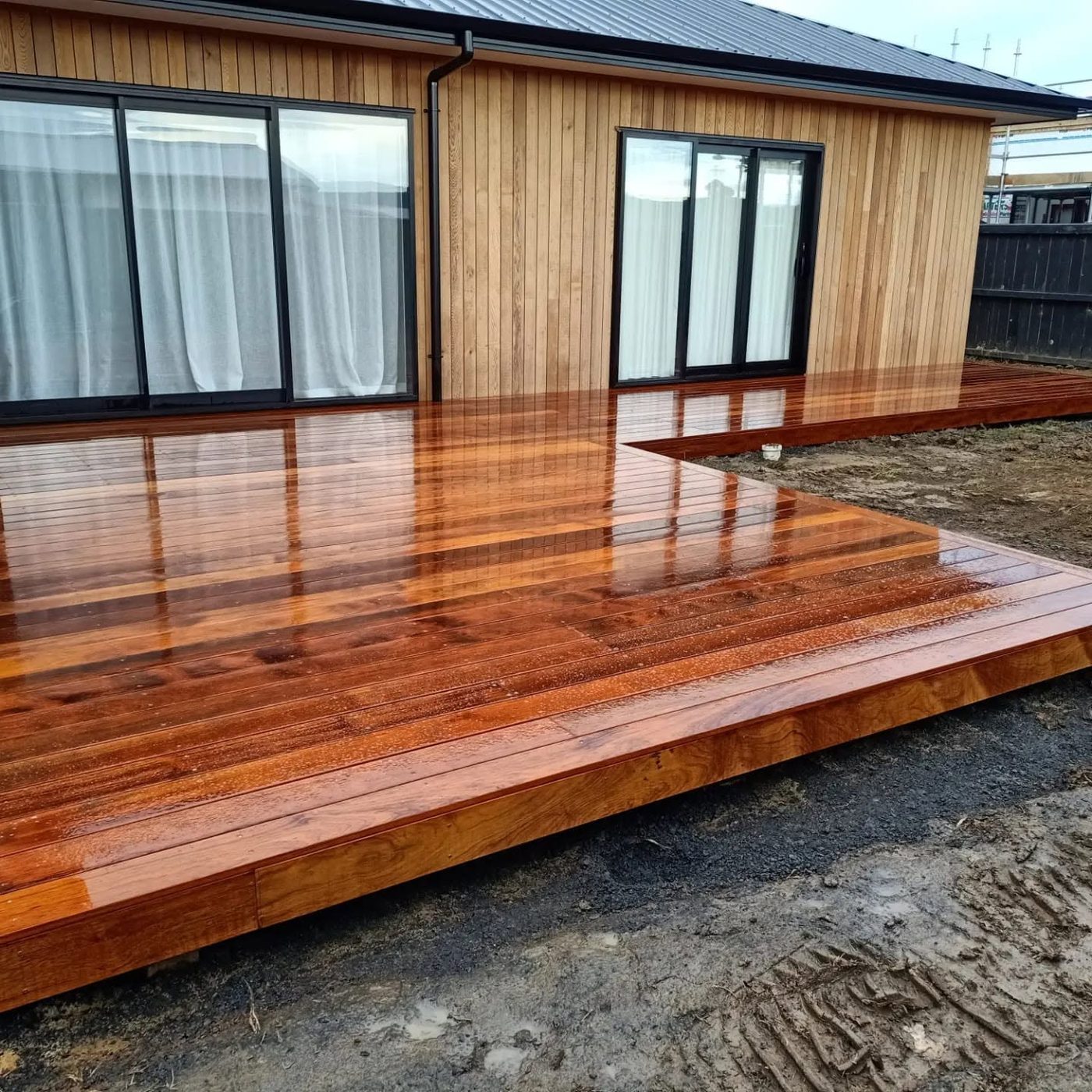 Timber deck built by Ezy Landscaping Solutions